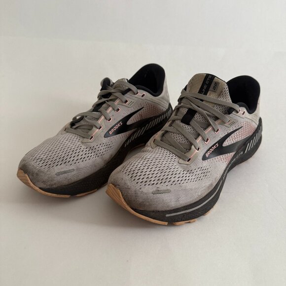 Brooks Adrenaline GTS 22 Gray Rose Women's Running Shoes Size 11B 1203531B035 - Picture 1 of 15